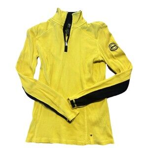 Ralph Lauren Active Jacket Womens Small Yellow High Visibility Cycling/Running